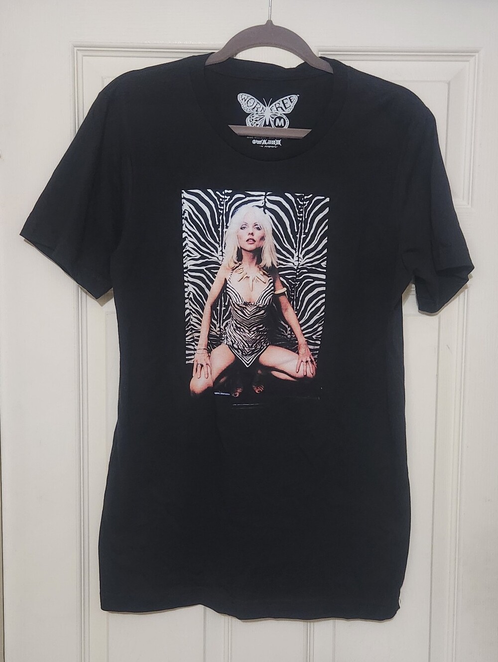 🎸 RARE- Worn Free Debbie Harry Blondie Graphic T-Shirt l Women’s M